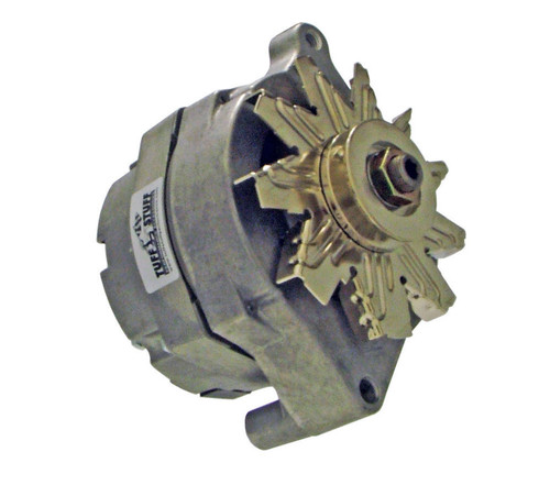 Alternator - 100 amps - 12V - 1-Wire - Single V-Belt Pulley - Aluminum Case - Natural - Ford - Each