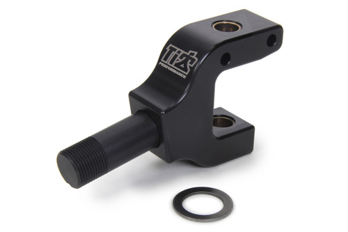 Spindle - Grease Fittings / Nut / Spacers Included - Driver Side - Aluminum - Black Anodized - Micro / Mini - Kit