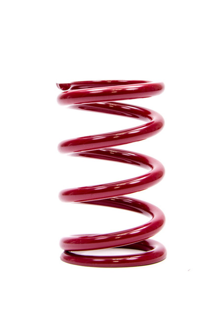 Coil Spring - Coil-Over - 2.25 in ID - 5 in Length - 600 lb/in Spring Rate - Steel - Red Powder Coat - Each