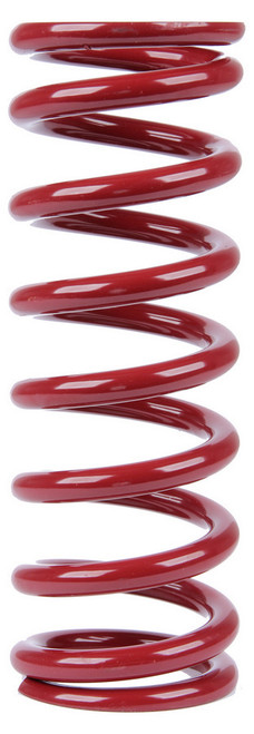 Coil Spring - Coil-Over - 2.5 in OD - 10 in Length - 225 lb/in Spring Rate - Steel - Red Powder Coat - Each