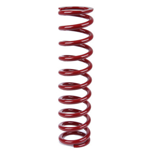 Coil Spring - Coil-Over - 2.5 in ID - 14 in Length - 100 lb/in Spring Rate - Steel - Red Powder Coat - Each