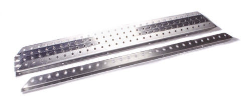 Angle Stock - 120 Degree - 1 in Wide - 1 in Tall - 0.125 in Thick - 30 in Long - 0.25 in Holes - Aluminum - Natural - Set of 5