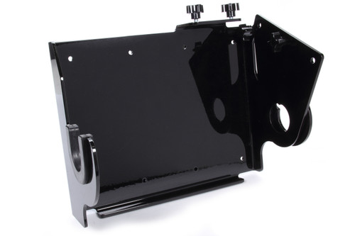Steering Box Rack - Wall Mount - Aluminum - Black Powder Coat - Each