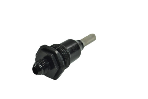 Check Valve - 12 AN Male O-Ring Inlet - 6 AN Male Outlet - Aluminum - Black Anodized - Each