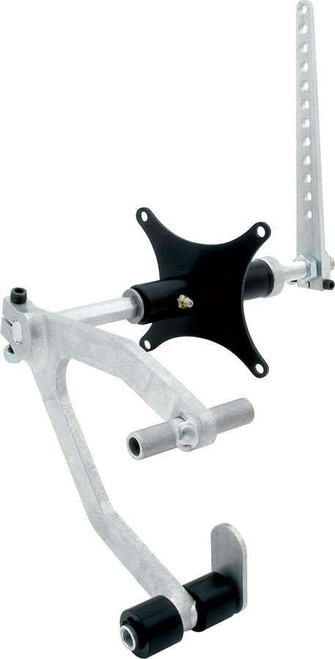 Pedal Assembly - Gas - Adjustable - Straight Foot Box Mount - Aluminum - Natural - Universal - Each