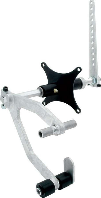 Pedal Assembly - Gas - Adjustable - Angled Foot Box Mount - Aluminum - Natural - Universal - Each