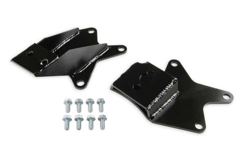 Motor Mount - Blackheart - Bolt-On - Steel - Black Powder Coat - Mopar Gen III Hemi - Mopar B-Body 1966-72 - Pair