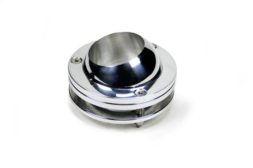 Steering Column Bracket - 2 in Diameter Tube - Swivel - Aluminum - Polished - Ididit Chrome / Powder Coat Columns - Each