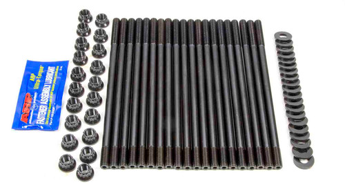Cylinder Head Stud Kit - 12 Point Nuts - Chromoly - Black Oxide - Ford Modular - Kit