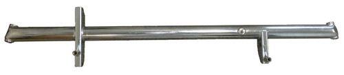 Front Axle Assembly - 2.25 in OD - 53 in Wide - 10 Degree Front Spindles - Chromoly - Chrome - Triple X Sprint Car - Each