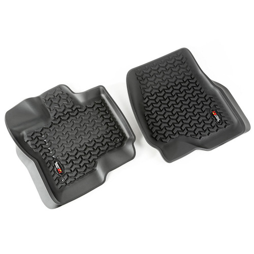 Floor Liner - All Terrain - Front - Plastic - Black - Ford Fullsize Truck 2015-17 - Pair