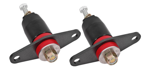 Motor Mount - Bolt-On - Polyurethane / Steel - Black Powder Coat / Red - Chevy Camaro 2016-17 - Kit