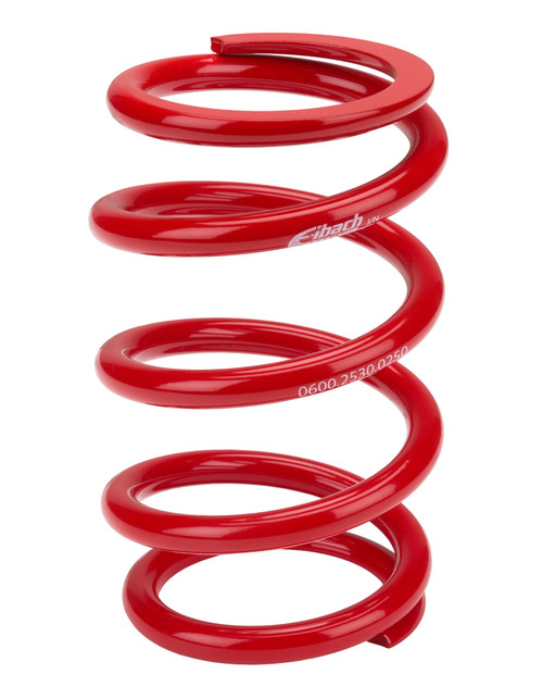 Coil Spring - XT Barrel - Coil-Over - 2.5 in ID - 6 in Length - 250 lbs/in Spring Rate - Steel - Red Powder Coat - Each Coil Spring - XT Barrel - Coil-Over - 2.5 in ID - 6 in Length - 250 lbs/in Spring Rate - Steel - Red Powder Coat - Each