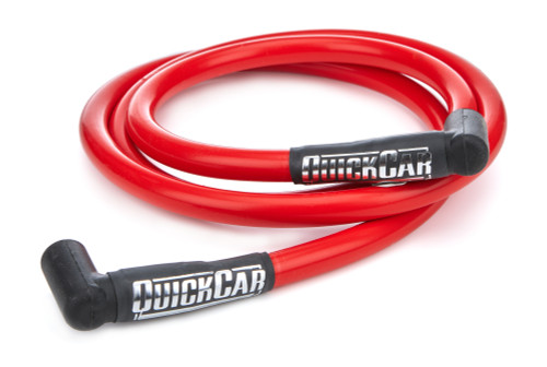 Coil Wire - Spiral Core - 11.5 mm - Sleeved - 60 in Long - Red - HEI Style Terminal - Each