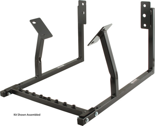 Engine Cradle - Standard Duty - 1 in Square Tube - Hardware Included - Steel - Black Powder Coat - GM LS-Series - Each Engine Cradle - Standard Duty - 1 in Square Tube - Hardware Included - Steel - Black Powder Coat - GM LS-Series - Each