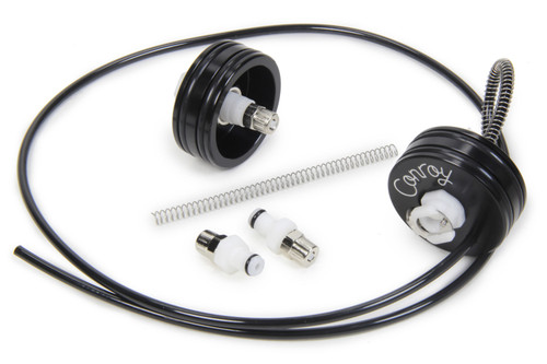 Tire Pressure Relief Valve Kit - Pneu Control - 1.875 in Diameter - Aluminum - Black Anodized - Winters Axles - Kit