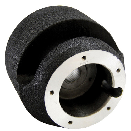 Steering Wheel Adapter - Grant Wheel to GM Telescopic Column - Hardware Included - Aluminum - Black Anodized - Buick / Cadillac Oldsmobile - Kit