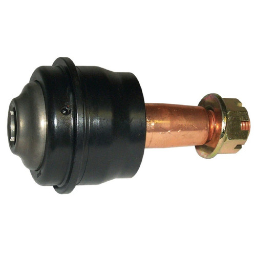 Ball Joint - Precision - Greasable - Lower - Press-In - 2.000 in/ft Taper - 3.57 in Stud - 5/8-18 in Thread - Hardware Included - Aluminum Cap - Black Anodized - Each