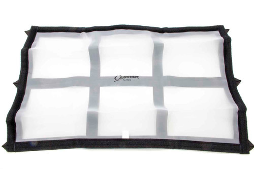 Radiator Screen - Speed Screen - 19 x 29 in - Frame - Polyester - White - Kit