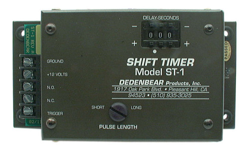 Shift Timer - Push Button Thumb Wheel - 0.00-9.99 Seconds - 12/16V - Each