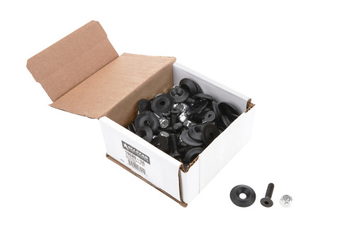 Body Bolt Kit - 1/4-20 in Thread - 1 in Long - Allen Head - Bolts / Countersunk Washers / Lock Nuts Included - Plastic / Steel - Black / Zinc Oxide - Set of 50 Body Bolt Kit - 1/4-20 in Thread - 1 in Long - Allen Head - Bolts / Countersunk Washers / Lock Nuts Included - Plastic / Steel - Black / Zinc Oxide - Set of 50