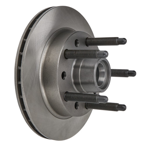 Brake Rotor - Plain - 10.125 in OD - 0.812 in Thick - 5 x 5.00 in Bolt Pattern - 5/8-11 in Wheel Studs - Iron - Mustang II / Pinto - Each