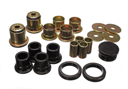 Control Arm Bushing - Hyper-Flex - Front - Lower / Upper - Polyurethane - Black - GM X-Body 1962-67 - Kit