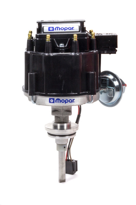 Distributor - Magnetic Pickup - Mechanical / Vacuum - Female Socket Style - Black - Small Block Mopar - Each