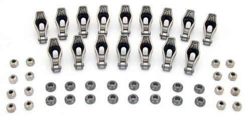 Rocker Arm - Magnum - 3/8 in Stud Mount - 1.60 Ratio - Roller Tip - Chromoly - Small Block Ford - Set of 16 Rocker Arm - Magnum - 3/8 in Stud Mount - 1.60 Ratio - Roller Tip - Chromoly - Small Block Ford - Set of 16