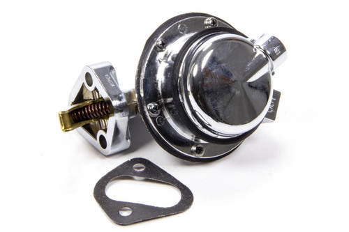 Fuel Pump - Mechanical - 110 gph - 6.5-8 psi - 3/8 in NPT Female Inlet / Outlet - Aluminum - Polished - Gas - Big Block Chevy - Each