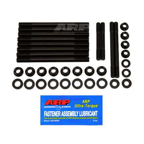 Main Stud Kit - 12 Point Nuts - 2 Bolt Mains - Chromoly - Black Oxide - Polaris PZR 2014-20 - Kit