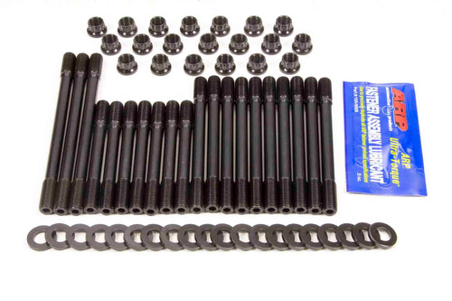 Cylinder Head Stud Kit - 12 Point Nuts - Chromoly - Black Oxide - Undercut - Volkswagen 4-Cylinder - Kit