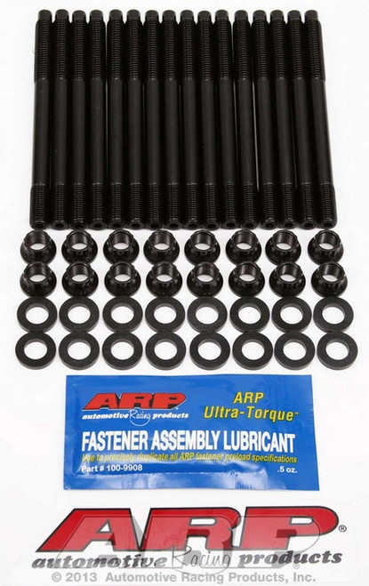 Main Stud Kit - 12 Point Nuts - 4-Bolt Mains - ARP2000 - Chromoly - Black Oxide - 3.8 L - Nissan - Kit