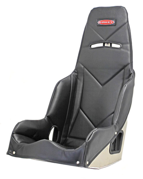 Seat Cover - Snap Attachment - Vinyl - Black - Kirkey 55 Series Pro Street Drag - 15 in Wide Seat - Each Seat Cover - Snap Attachment - Vinyl - Black - Kirkey 55 Series Pro Street Drag - 15 in Wide Seat - Each