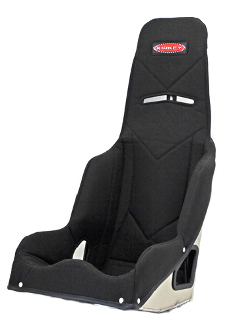 Seat Cover - Snap Attachment - Tweed - Black - Kirkey 55 Series Pro Street Drag - 17 in Wide Seat - Each