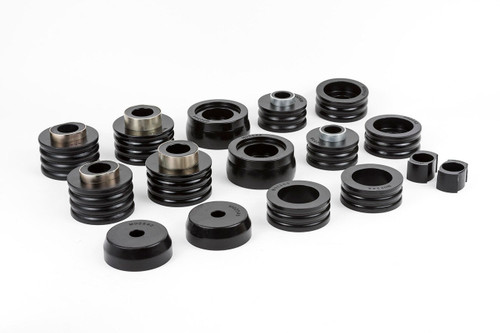 Body Mount Bushing - Polyurethane / Steel - Black - Ford Explorer Sport Trac 2001-05 - Kit