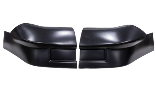 Nose - ABC - 2-Piece Complete - Plastic - Black - Ford Fusion - Kit