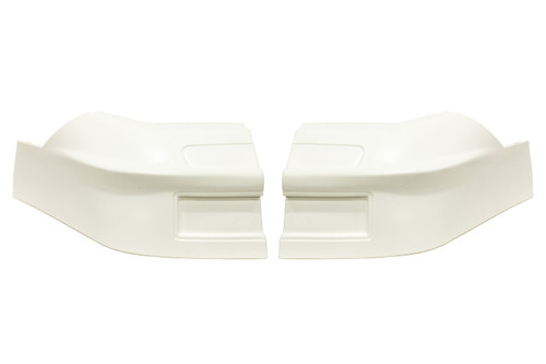 Nose - ABC - 2-Piece Complete - Plastic - White - Chevy Impala 2009 - Kit