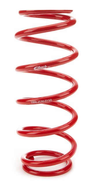 Coil Spring - XT Barrel - Coil-Over - 2.5 in ID - 10 in Length - 125 lb/in Spring Rate - Steel - Red Powder Coat - Each