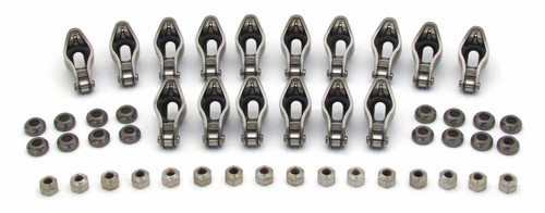 Rocker Arm - Magnum - 3/8 in Stud Mount - 1.52 Ratio - Roller Tip - Chromoly - Small Block Chevy - Set of 16