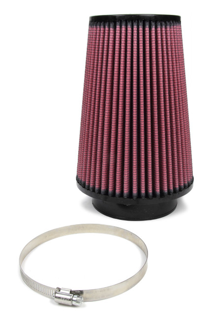 Air Filter Element - Primo - Conical - 7 in Base Diameter - 4.75 in Top Diameter - 9 in Tall - 4.5 in Flange - Cotton - Black / Red - Each Air Filter Element - Primo - Conical - 7 in Base Diameter - 4.75 in Top Diameter - 9 in Tall - 4.5 in Flange - Cotton - Black / Red - Each