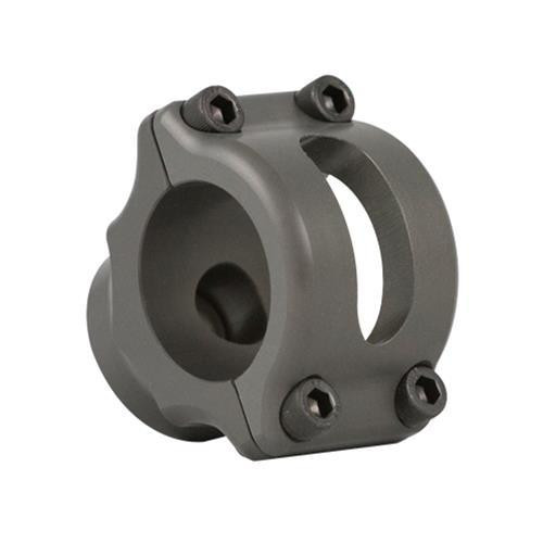 Oil Filter Mount - Clamp-On - Aluminum - Gray Anodized - Peterson Engine Priming Filter - 1-1/2 in OD Tube - Each