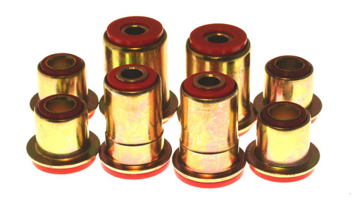 Control Arm Bushing - Hyper-Flex - Front - Lower / Upper - Polyurethane - Red - GM A-Body / F-Body / X-Body 1966-74 - Kit