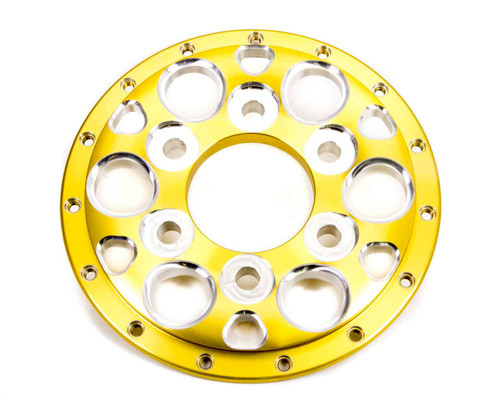 Wheel Center Section - Magnum 6-Pin - Lug Mount Center - Aluminum - Gold Anodized - 15 in Wheel - Each