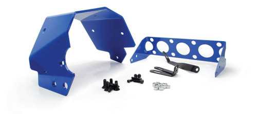 Automatic Transmission Shield - SFI 4.1 - Aluminum - Blue Powder Coat - Powerglide - Kit Automatic Transmission Shield - SFI 4.1 - Aluminum - Blue Powder Coat - Powerglide - Kit