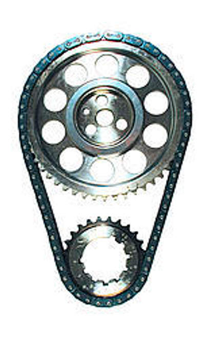 Timing Chain Set - Double Roller - Keyway Adjustable - Needle Bearing - Billet Steel - Rocket Block - Small Block Chevy - Each