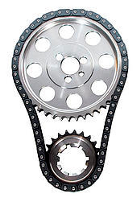 Timing Chain Set - Double Roller - Keyway Adjustable - Needle Bearing - Billet Steel - Small Block Chevy - Kit