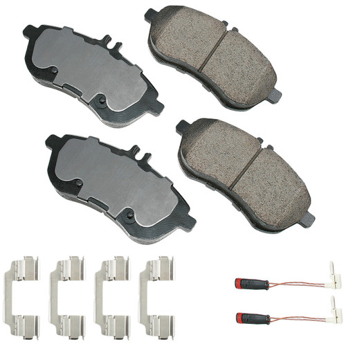 Brake Pads - Euro - Front - Mercedes-Benz C230 / C250 / C300 / SLK250 2008-15 - Set of 4