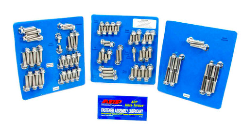 Engine and Accessory Fastener Kit - 12 Point Head - Stainless - Polished - Ford FE-Series - Kit