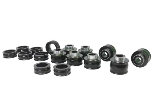 Body Mount Bushing - Polyurethane / Steel - Black / Zinc Plated - Extended Cab - GM Fullsize Truck 1988-98 - Kit Body Mount Bushing - Polyurethane / Steel - Black / Zinc Plated - Extended Cab - GM Fullsize Truck 1988-98 - Kit